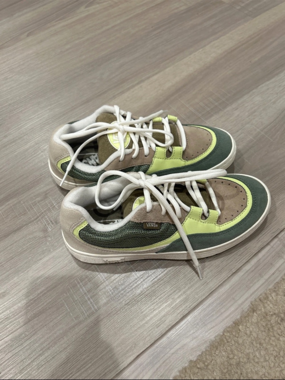 NWOT Green Vans Sneakers